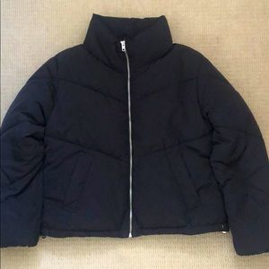 Cropped puffer jacket